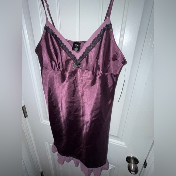 Apt. 9 Deep Purple Satin Chemise - Picture 5 of 11